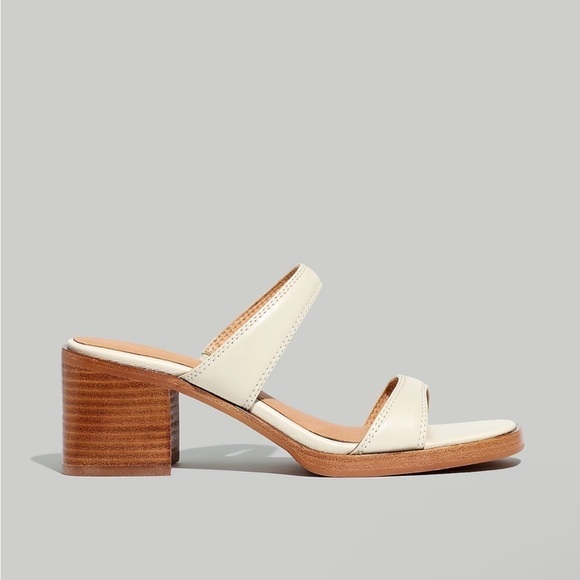 NEW Madewell The Saige Double-Strap Sandal in Leather NK041 - Picture 2 of 4